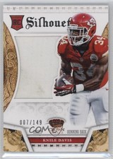 2013 Panini Crown Royale Rookie Retail Silhouettes 7/149 Knile Davis #19 0o9