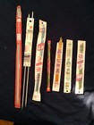 Lot of 7 varied single and double pointed knitting needles =most new