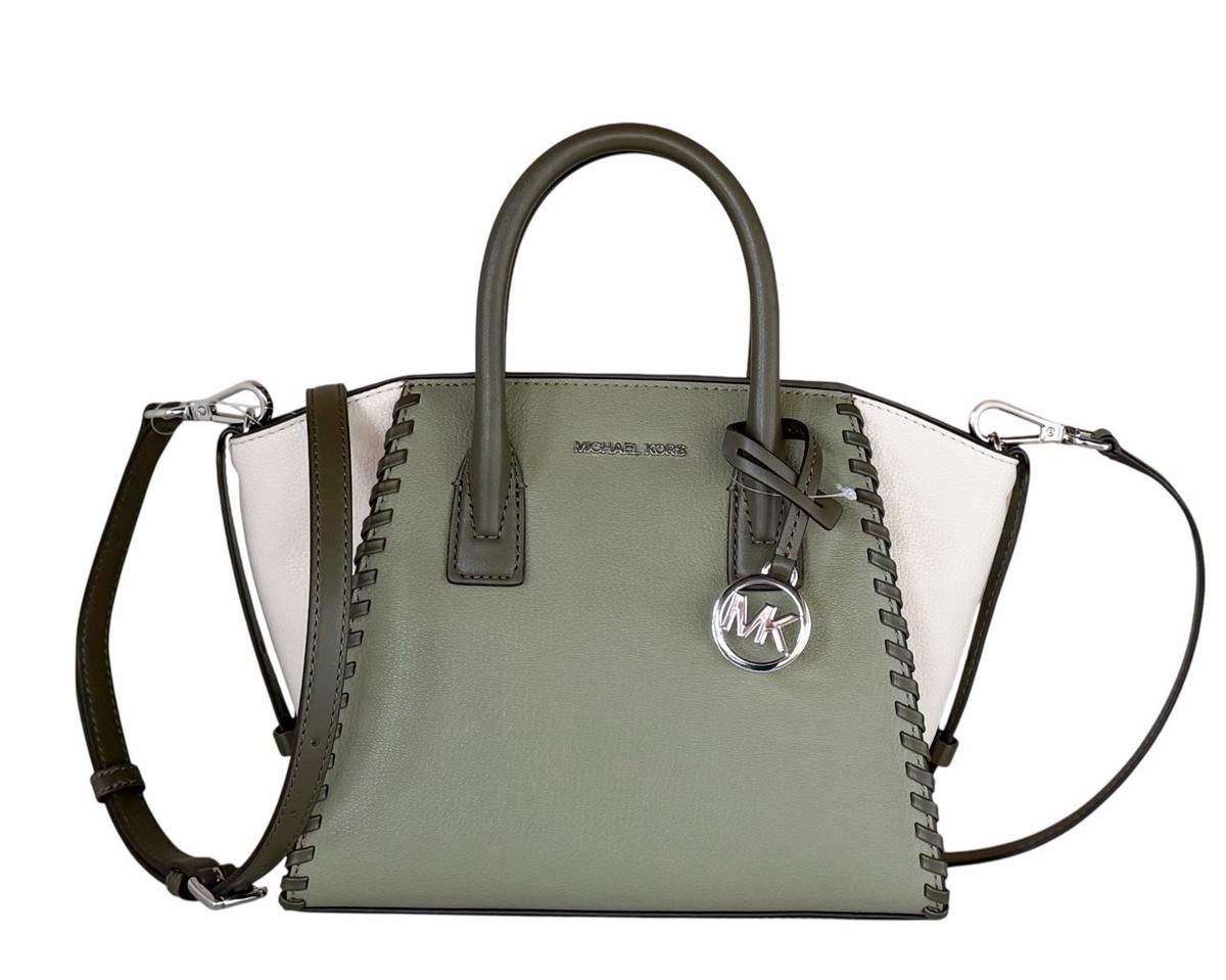 Michael Kors Avril Small Satchel Shoulder Crossbody Bag Braided