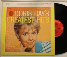 Doris Day Lp Greatest Hits On Columbia - Vg  To Nm/ Vg 