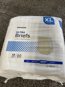 McKesson XLarge Incontinence Pads, 15 Count (BRULLG)