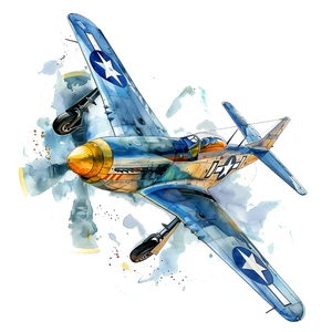 Military World War Planes Fighter Jet Bomber Aeroplane Self Adhesive Sticker