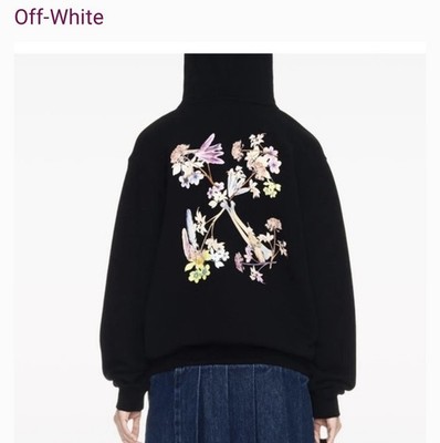 [BRAND NEW] Off-White Women s Black Hoodie XXS: original price $700!