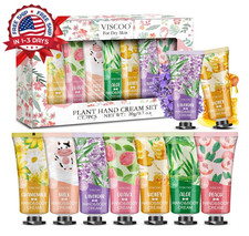 7 Pack Hand Cream Gift Set Women Mini Travel Size Lotion For Dry Hands
