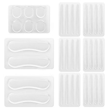 40Pcs Multi-Shaped Silicone Heel Pads, Clear Gel Heel Cushion Inserts for Wom...