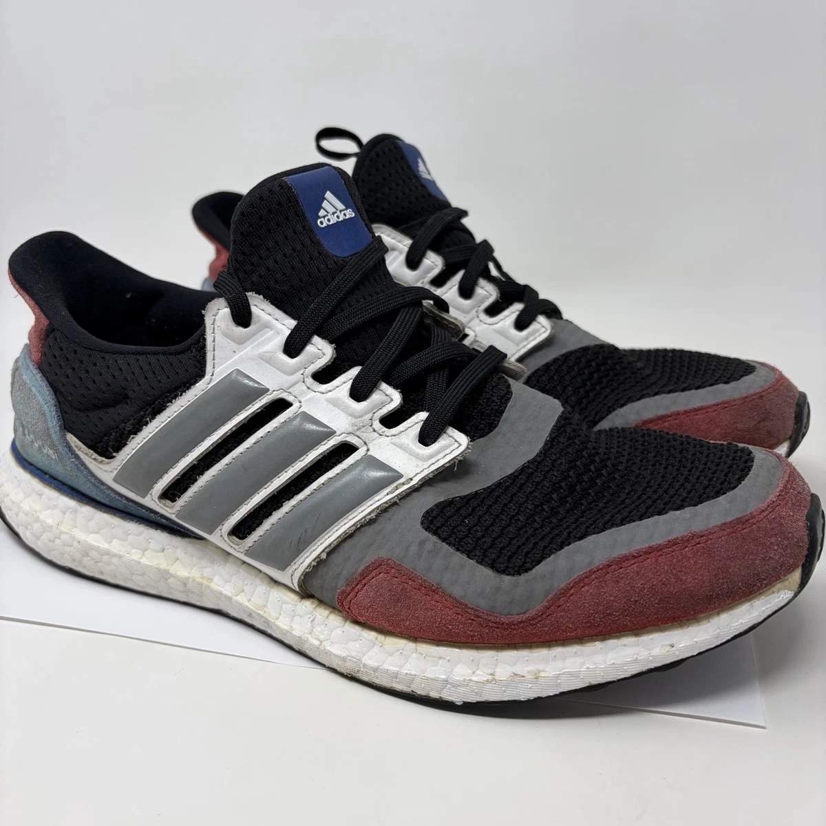 adidas UltraBoost 1.0 S&L Black Red Blue | eBay