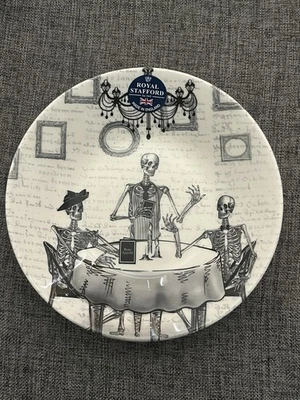💀 Royal Stafford Cereal Bowl - Bone Appetit Design - New 💀