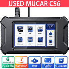 Used Mucar Cs6 Obd2 Scanner Abs Srs Tcm Car Engine Scanner Diagnose Scan Tool