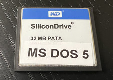 IBM 5150 5160 32 MB CompactFlash Card with MS DOS 5