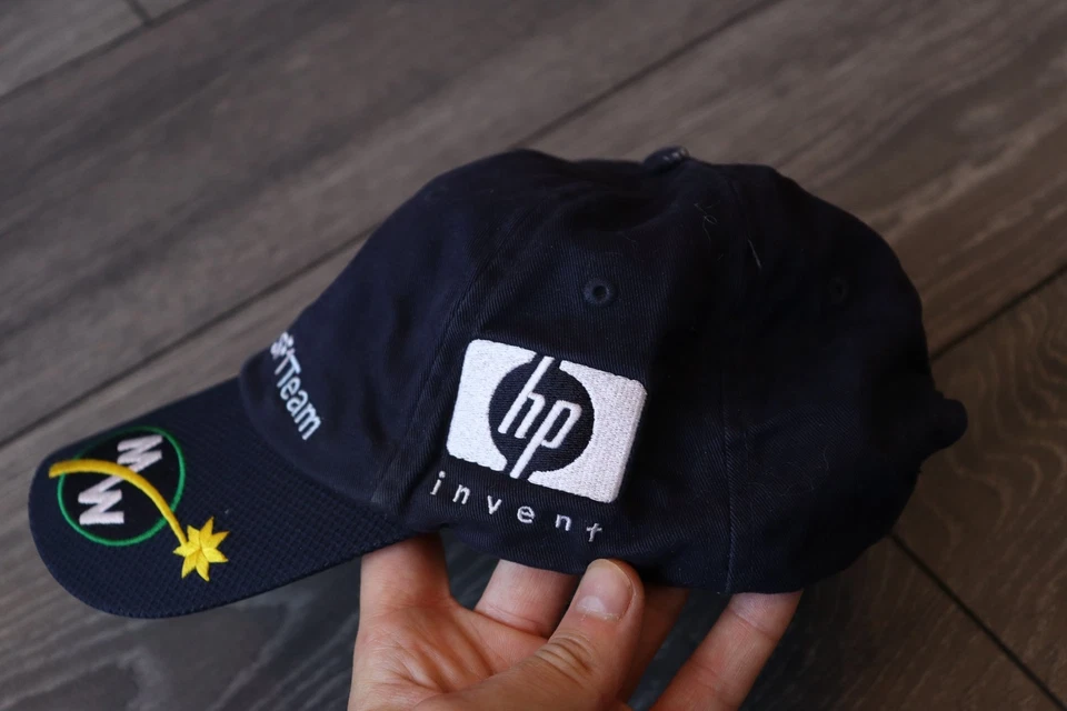 BMW WILLIAMS F1 TEAM HAT NAVY BLUE RACING HP MARK WEBBER 7 ADJUSTABLE 58 CM. - Image 3 of 4