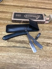 Straight Razors For Men - Black Wooden Handle - Professional Barber Grade