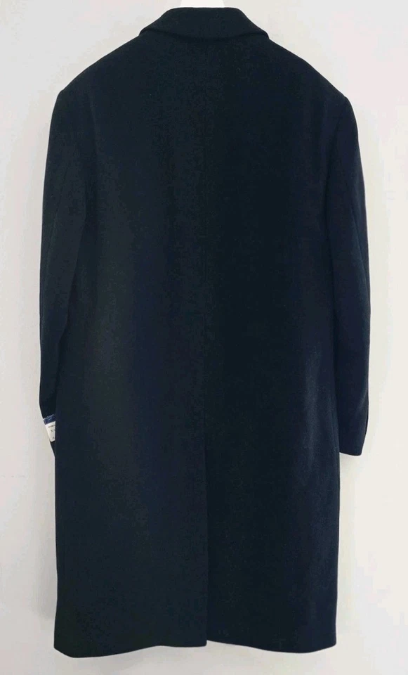 Abrigo Top de negocios Chaps para hombre de ajuste clásico mezcla de lana ¡NUEVO CON ETIQUETAS $325! Talla 40R Foto 3 de 4