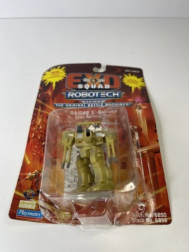 Vintage Die Cast Bandai Robotech Exo Squad Raidar X Battloid Figure 3”
