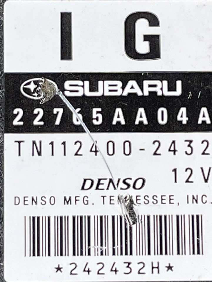 Subaru Legacy Outback 22765AA04A 2010 módulo de control del motor ECM ECU OEM⚙️ Foto 2 de 3