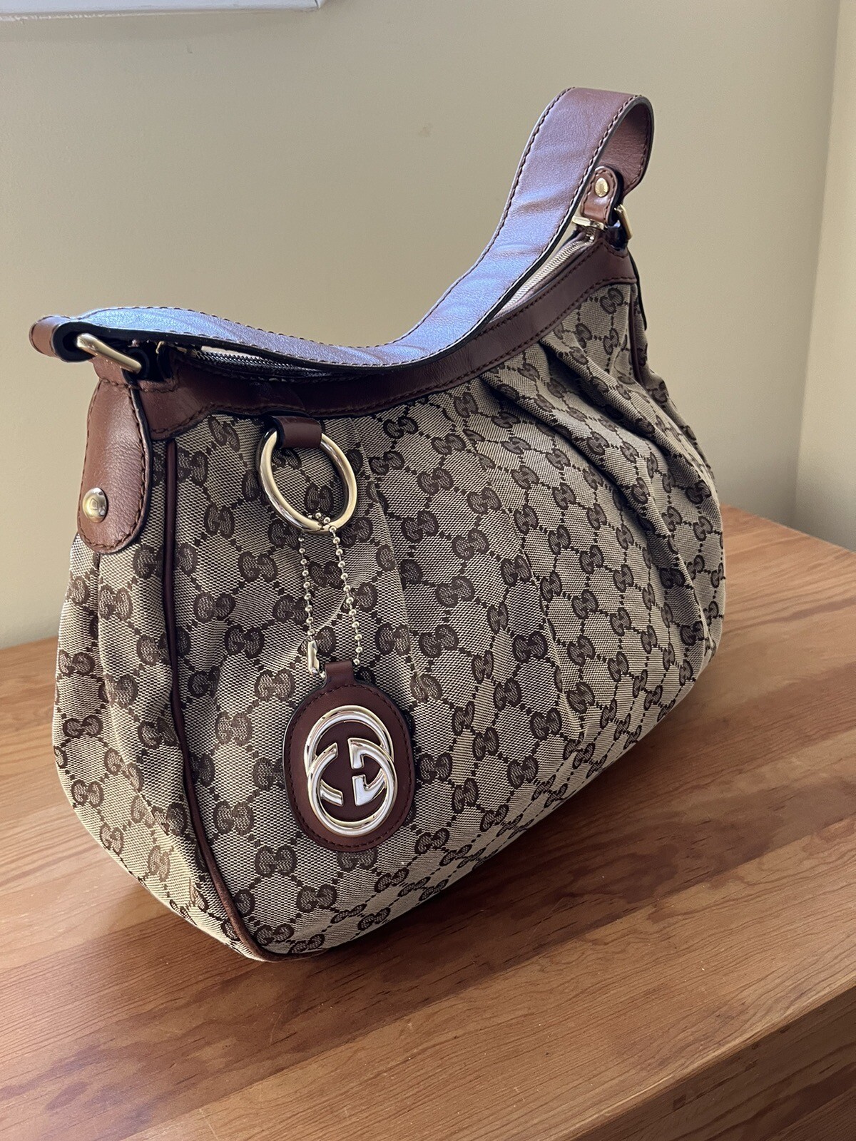 Authentic Gucci Monogram Handbag - image 2
