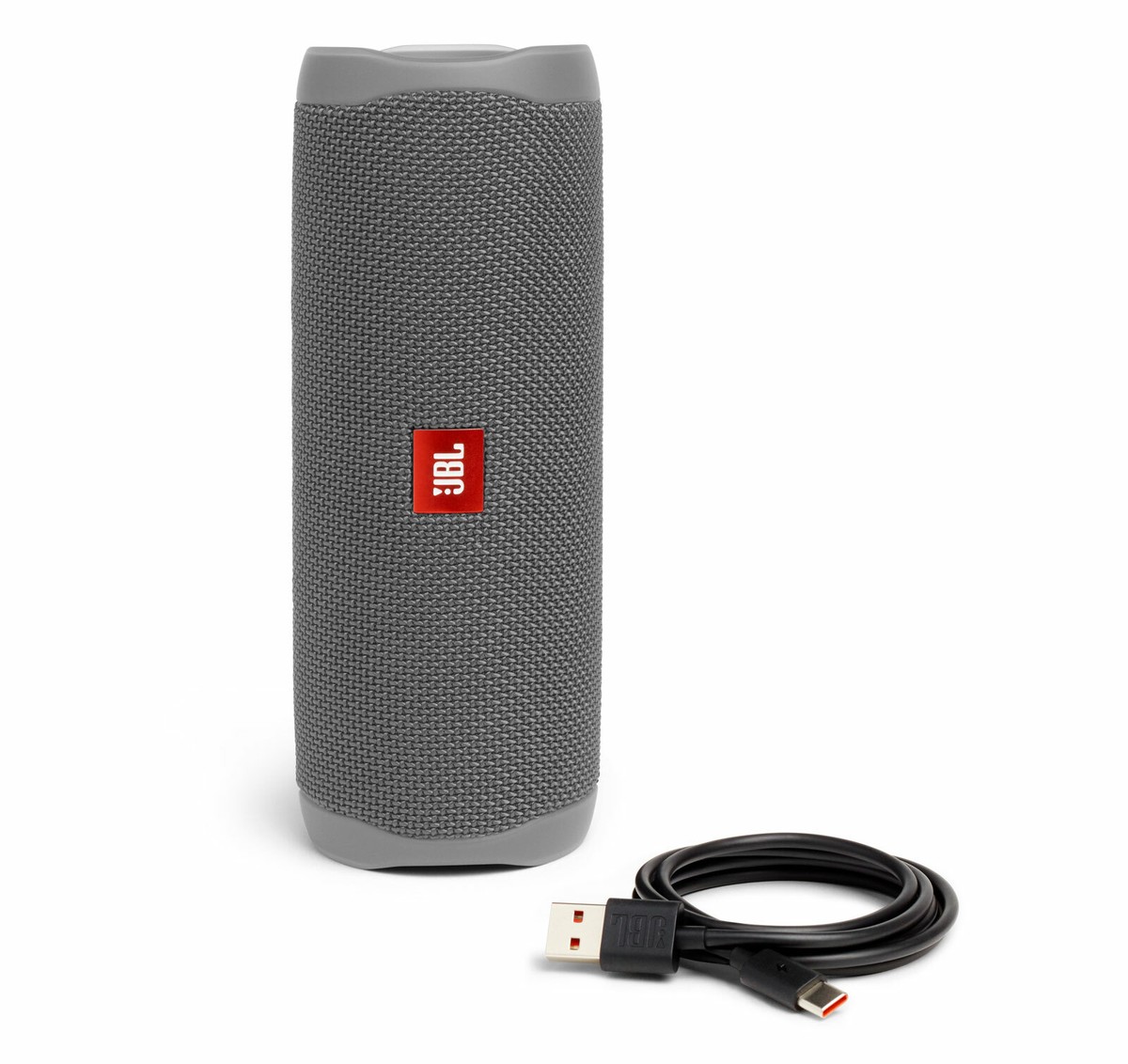 JBL Flip 5 Gray Portable Bluetooth Speaker w/divvi
