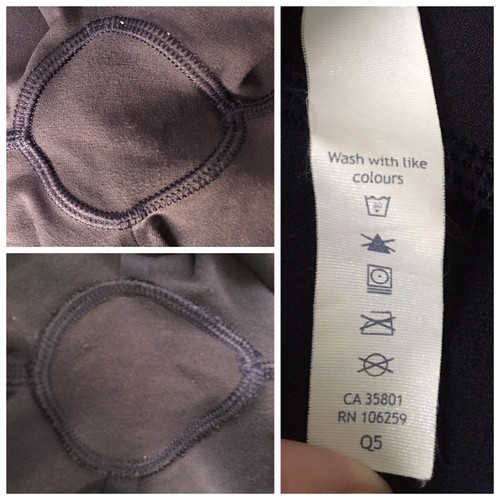 Lululemon 6 SM Capri marineblau Netzhose Yoga neu ohne Etikett Athletica Schrittlänge 15,5 Zoll - Bild 8 von 8