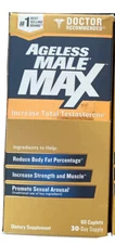New Vitality Ageless Male Max T Booster 60 Caplets Exp 06/2027+ Ships Free!