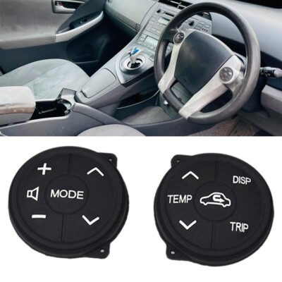 2Pcs For Toyota Prius 30 Aqua Multifunction Steering Wheel Switch Control Button