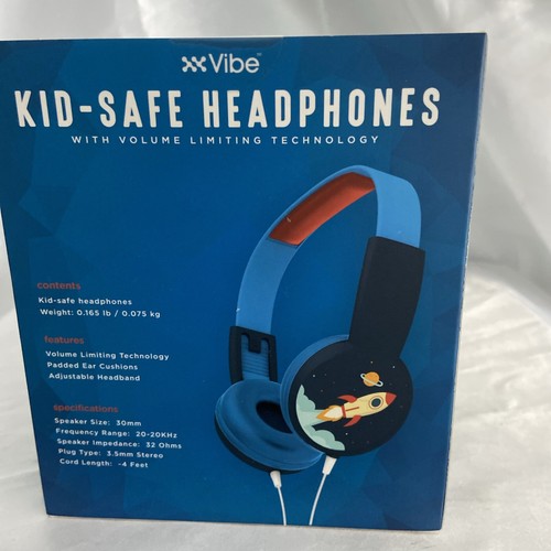 vibe kids headphones with volume limiting technology NEW SEALED - Picture 2 of 3