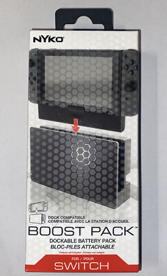 Nyko Switch Boost Pack 2500mAh External Battery Pack for Nintendo Switch  System