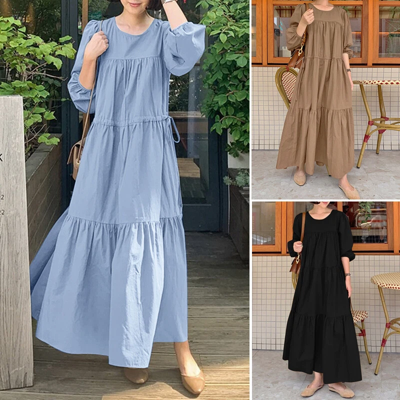 Casual a line sales maxi dress