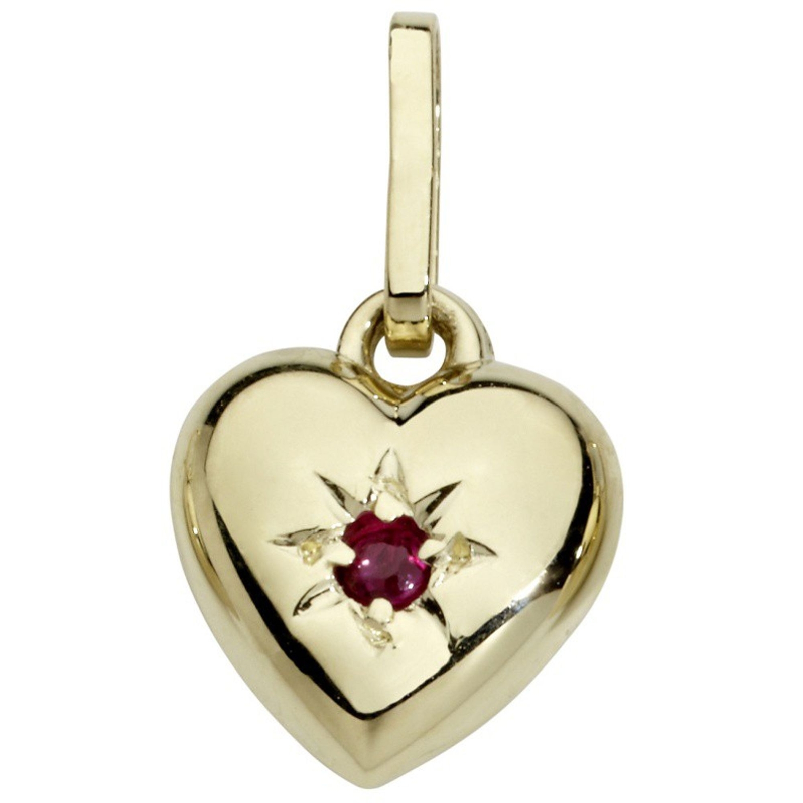 Базовое золото TG36 Kinder Anhnger Kinderschmuck Herz 14 карат 585 проба Gelbgold 22390₽