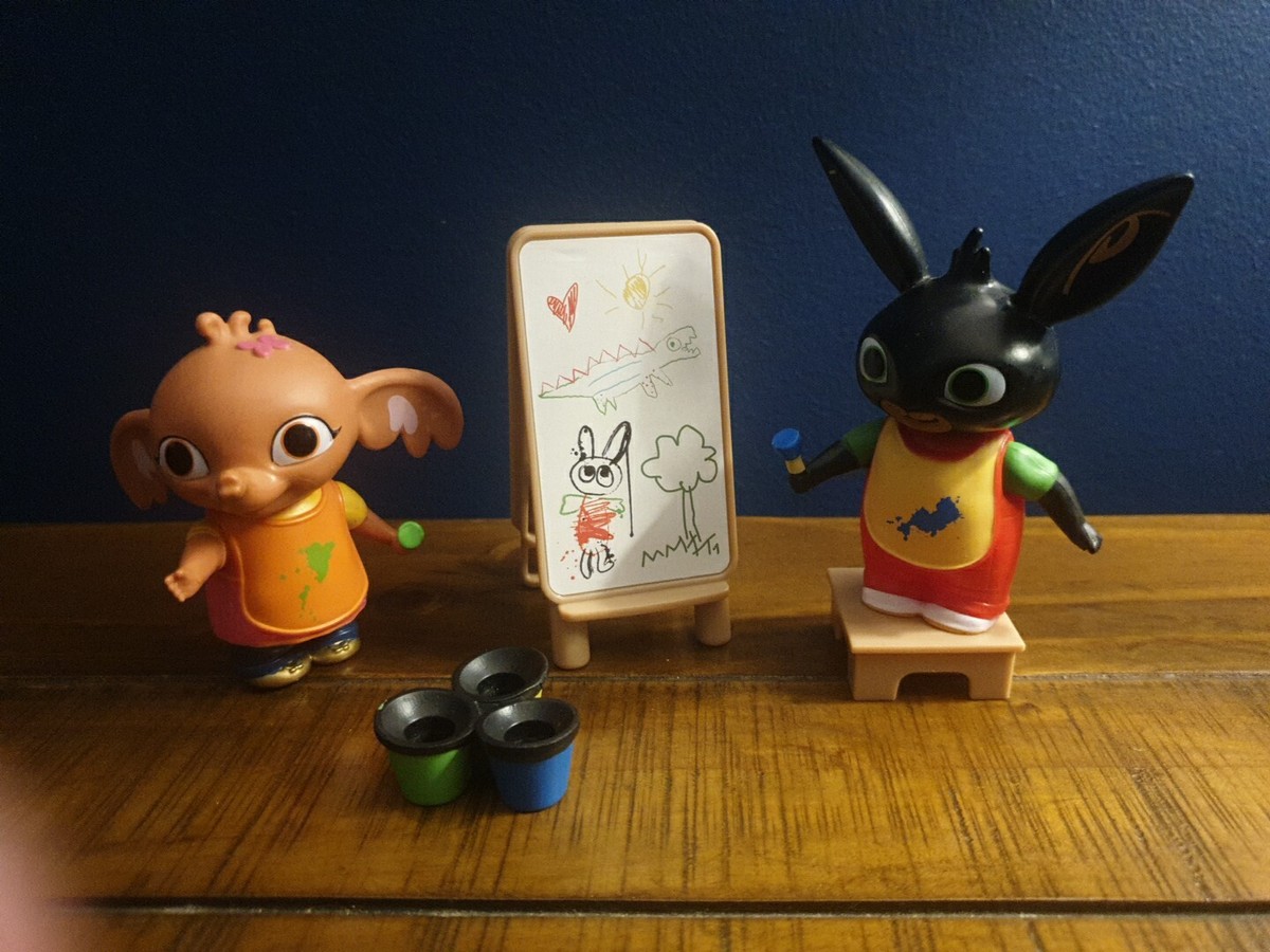 Cbeebies Bing Painting Playset With Bing Sula Poseable Figures