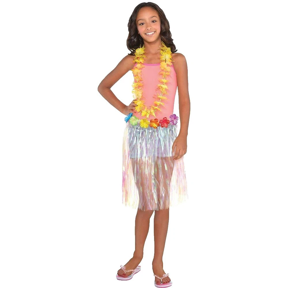 Disfraces hawaiano falda para niñas