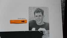 JOHN BRODIE/49er FOOTBALL PLAYER/ORIGINAL 1955 STANFORD UNIVERSITY YEARBOOK