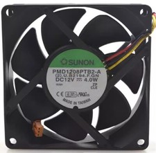SUNON PMD1208PTB2-A DC12V 4.0W 8025 8CM 3-Wire Cooling Fan