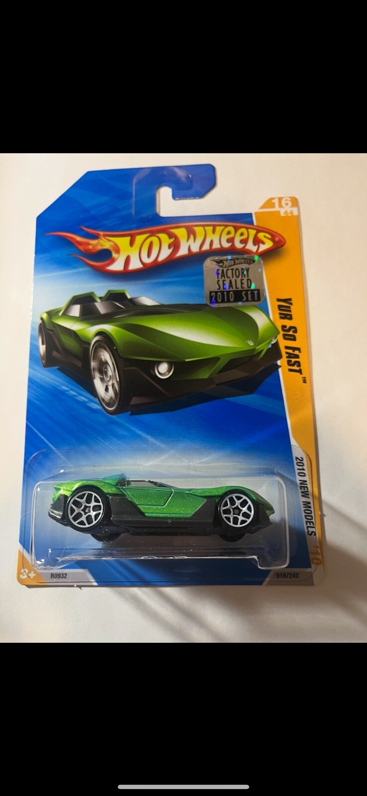 Hot Wheels Yur so Fast 2010 New Models 016/240 Factory Sealed S2