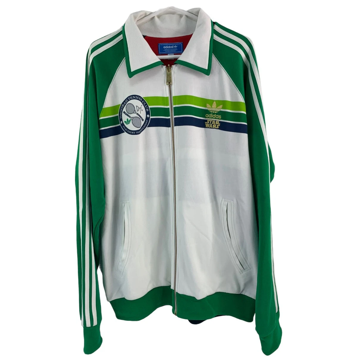Vintage Star Wars Reversible Rare Tennis Zip Up Embroidered Adidas