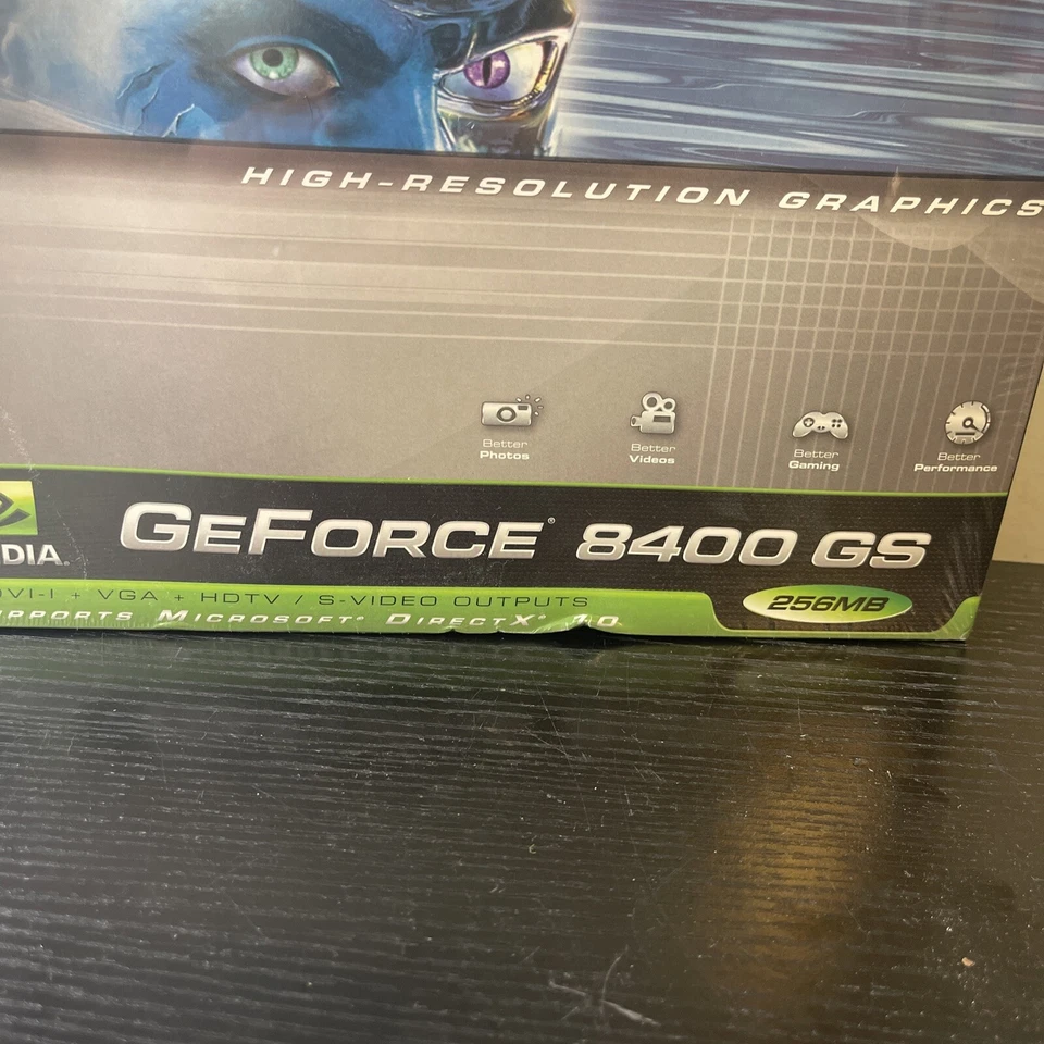 NEW- PNY Verto Nvidia GeForce 8400GS 512MB DDR2, PCI Graphics Card VCG84512SPPB - Image 2 of 4