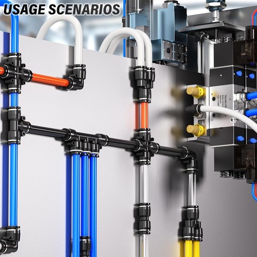 Tubo neumático de nailon OD de alta presión de 1/4" - 913 psi para un rendimiento confiable - Imagen 8 de 11