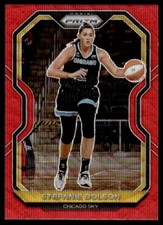 2021-22 Panini Prizm WNBA  Red Wave Stefanie Dolson Chicago Sky #58