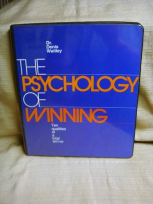 PSYCHOLOGY OF WINNING by Denis Waitley AUDIO CASSETTES Case & Booklet