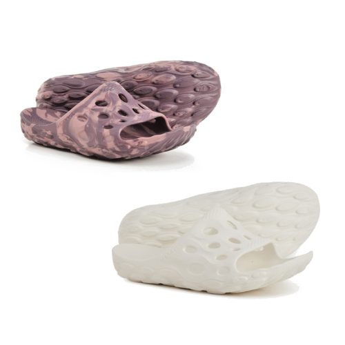 Sandali da donna Merrell Hydro Slide taglia 10 bianchi bordeaux J004258 J19348