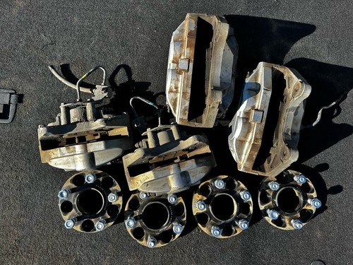 🛑 2008-2020 Infiniti Nissan Akebono SET Sport Brake Calipers OEM Silver - Picture 5 of 5