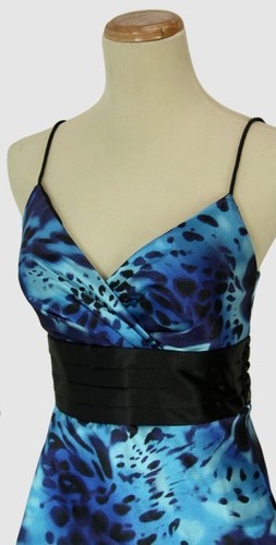 Nwt Roberta Royal Sleeveless size 7 Short Dress Formal prom $90 Animal Print - Picture 12 of 13