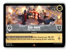 Disney Lorcana Shimmering Skies 203/204 EN5 Bad-Anon - Villain Support Center