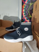 Nautica lightweight Silas Slip On High Tops boys NAVY Size Boy s 2 New 00R