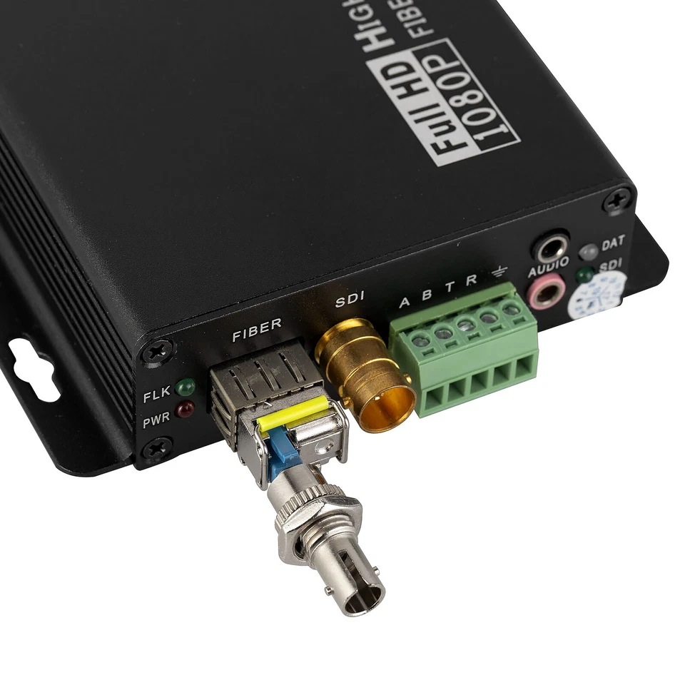 LC Male to ST Female Plug Fiber Optic Port Converter Single Mode 9/125 Connector - Image 4 of 4