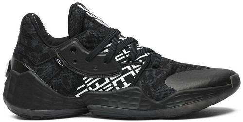 Youth Adidas Harden Vol. 4 Shoes Black/Gold/Purple Star Wars