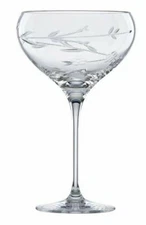 New - L by Lenox Crystal Floral Bouquet Crystal Cocktail glass 10 oz. new with t