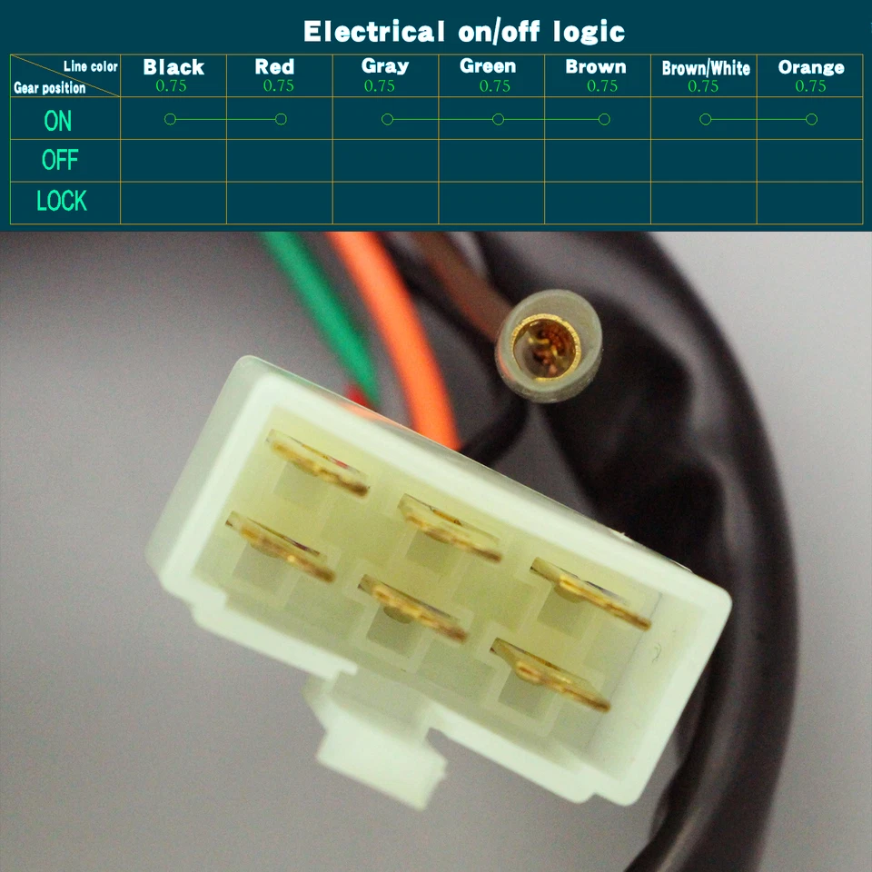 Juego de llaves de bloqueo de interruptor de encendido aptas para Kawasaki Ninja 250R EX250F 1988-2007 1989 Foto 4 de 4