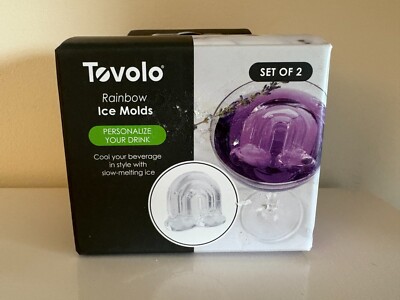 Tovolo Rainbow Ice Molds (Set of 2) Rainbow Shaped Ice Molds Two