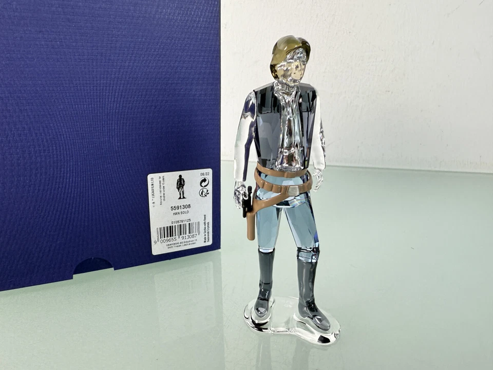  Swarovski Figur 5591308 Star Wars Han Solo 11,8 cm Ovp Zertifikat 