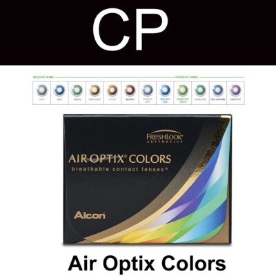 Neue Charge-- Air Optix Colors, Farblinsen 2 Monatslinsen pro Box(- Werte) Alcon