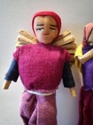 Lot of 2 Vintage Handmade Cloth Folk Art Doll Peru Cultural Latin America — photo 3